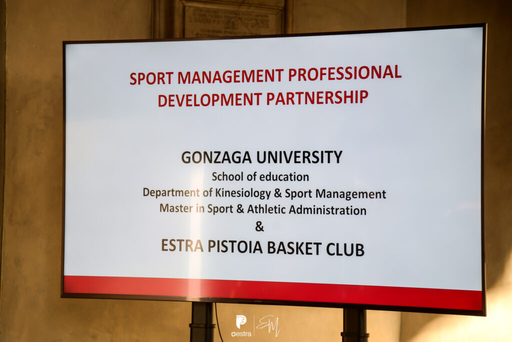 Presentazione Accordo Pistoia Basket Gonzaga University