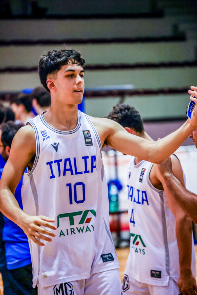 Federico Stoch Nazionale Under18, foto Instagram Mr.Hoop