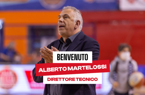 Alberto Martelossi è il nuovo Direttore Tecnico di Estra Pistoia Basket 2000